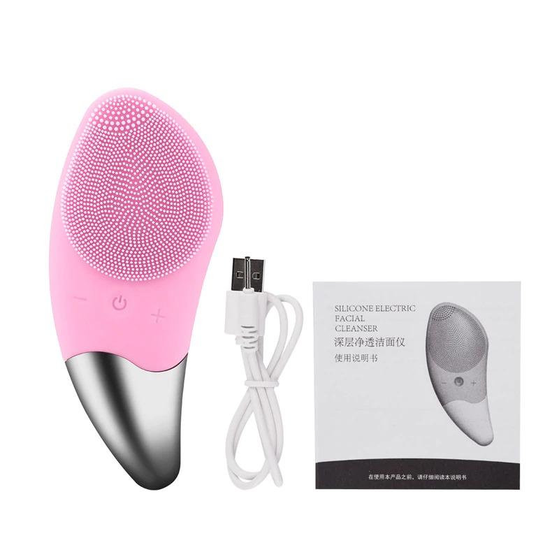 Mini Electric Facial Cleansing Brush Deep Pore Cleaning Skin Massager