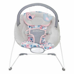 Pink Bouncy Chair with Soothing Music Vibration Pink Baby Chair First Bouncer for Toddlers