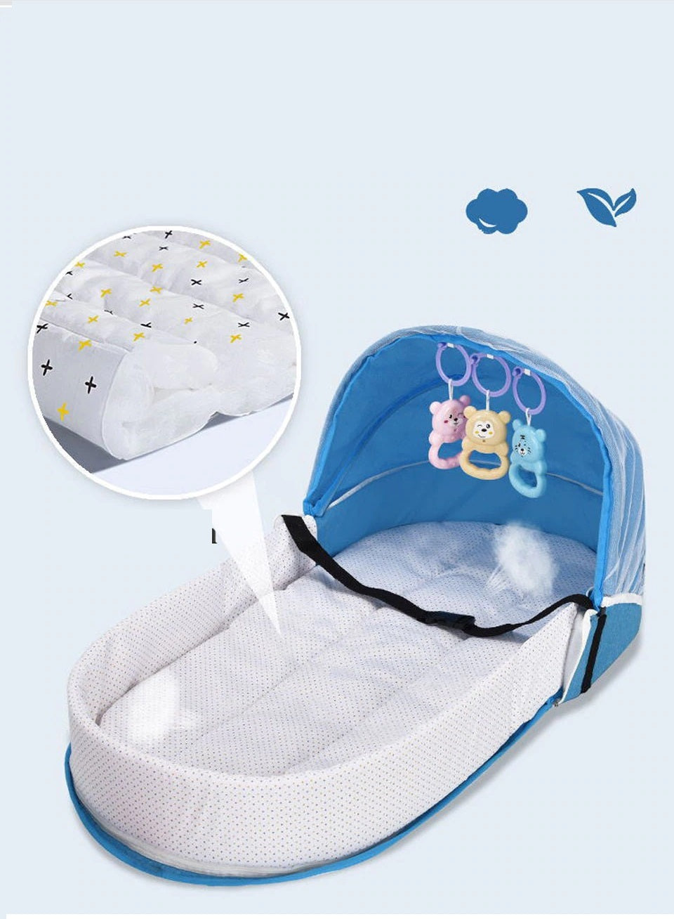 pop up travel cot