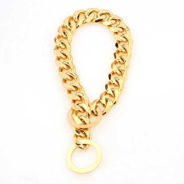 Big Hip Hop Chains Dog Collar 15mm - Balma Home