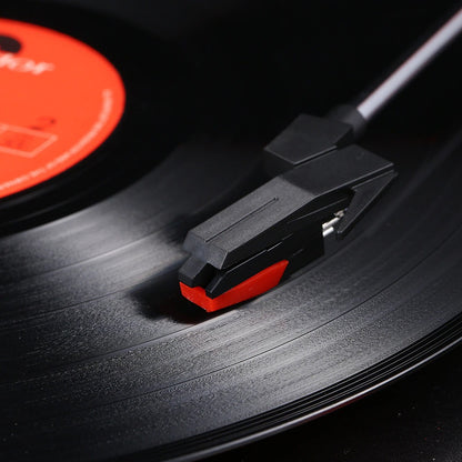 record player with speakers