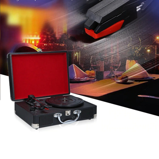 record player with built in speakers