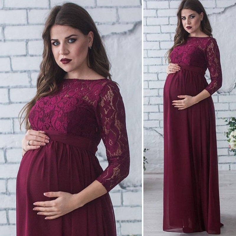 Long Sleeve Maternity Dress