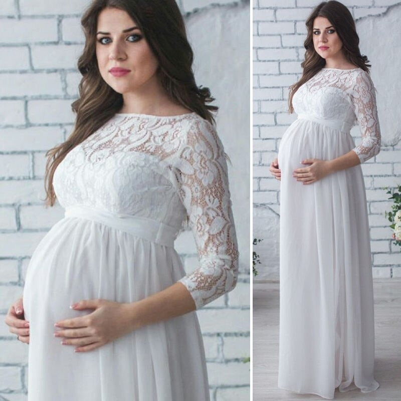 Long Sleeve Maternity Dress