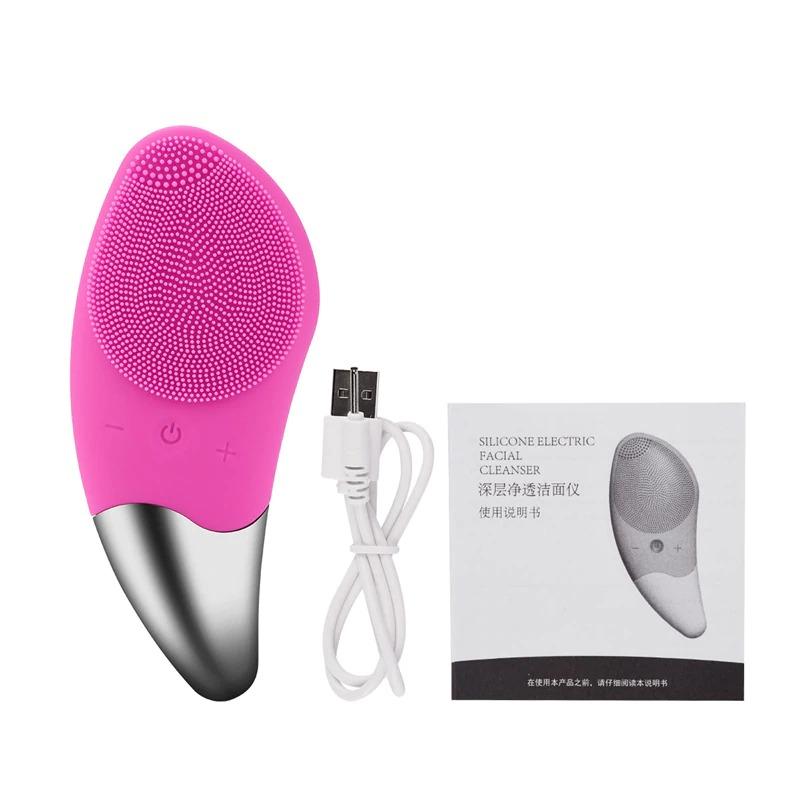 Mini Electric Facial Cleansing Brush Deep Pore Cleaning Skin Massager