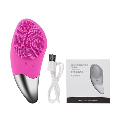 Mini Electric Facial Cleansing Brush Deep Pore Cleaning Skin Massager