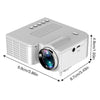 Image of Mini Movie projector portable pico full color led lcd video projector