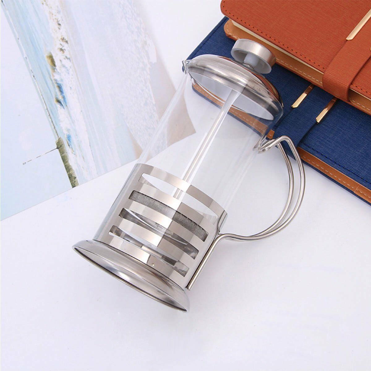 350 Ml Stainless Steel Glass Cafetiere