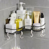 Image of Corner Shower Rack Shelf Holder Bathroom