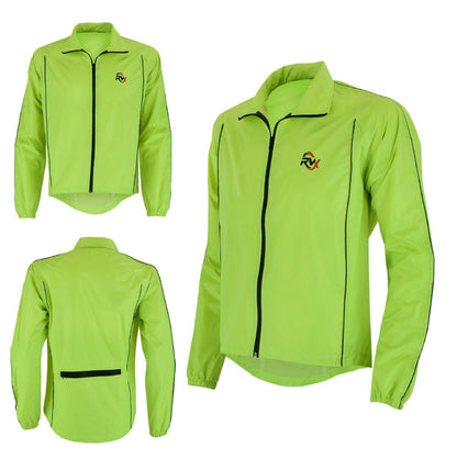 Waterproof Rain Cycling Jacket High Visibility Windproof Running and Cycle Jacket