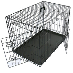 Folding Detachable Car Travel Dog Crate for Small and Medium Size Dog Cage