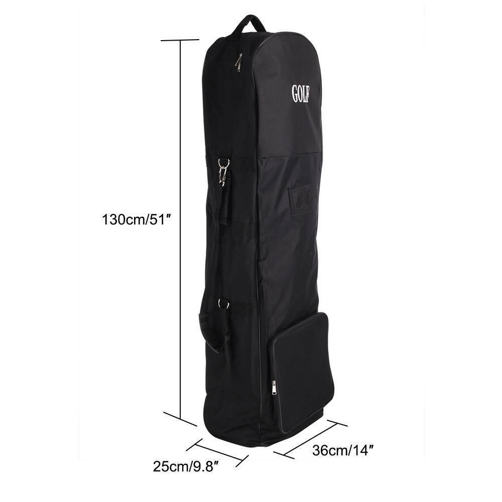 Lightweight Padded Golf Travel Bag with Wheels