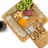 Image of Cheese Board Set - Cheese Board and Knife Set