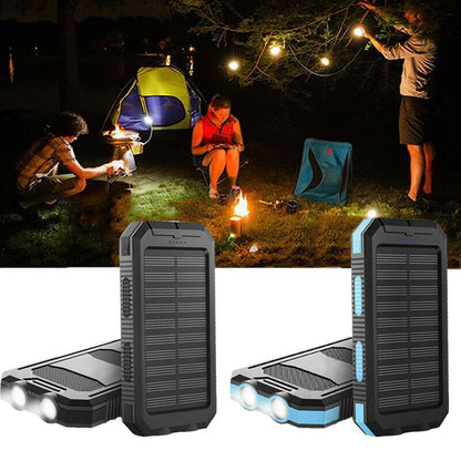 500000mAh Solar Charger Waterproof Power Bank External