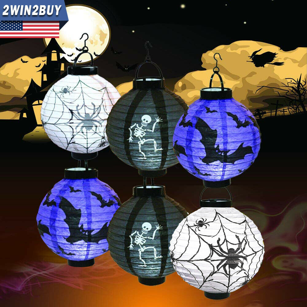 Halloween Paper Lanterns - Pumpkin Paper Lanterns