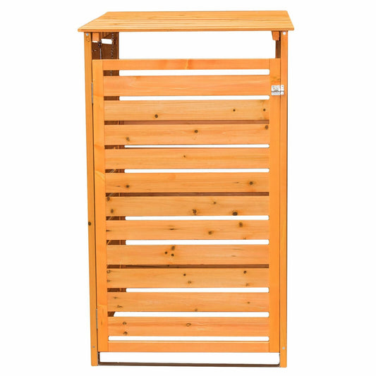 Outdoor Wooden Wheelie Bin Storage