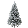 Image of white fibre optic christmas tree