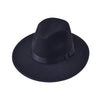 Image of Woolen Women Hat Wide Brim Fedora Felt Fedoras Hats