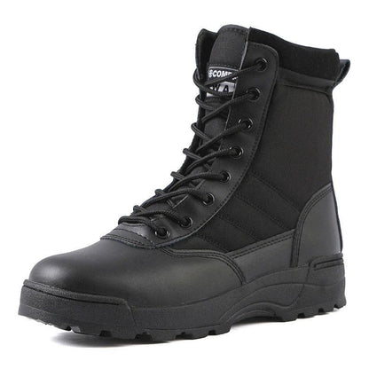 Tactical Military Police and Patrol Boots Men's Special Force Police Boots Safety Shoes Police Shoes Style