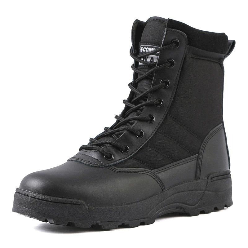 Tactical Military Police and Patrol Boots Men's Special Force Police Boots Safety Shoes Police Shoes Style