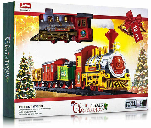 christmas tree train track