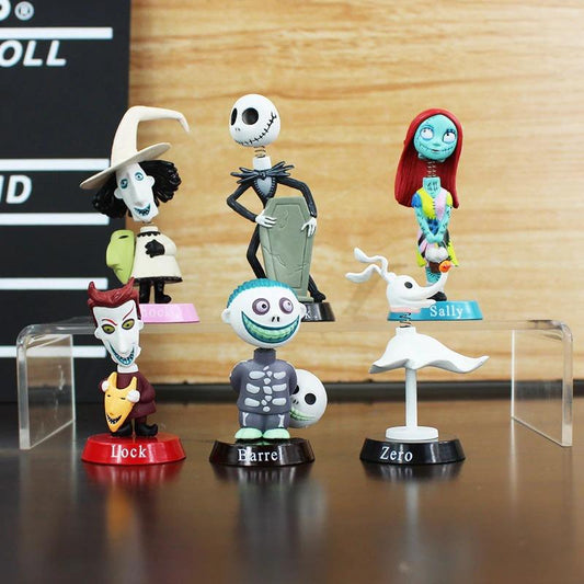 Set of 6 collectible figures nightmare before christmas