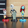Image of Set of 6 collectible figures nightmare before christmas