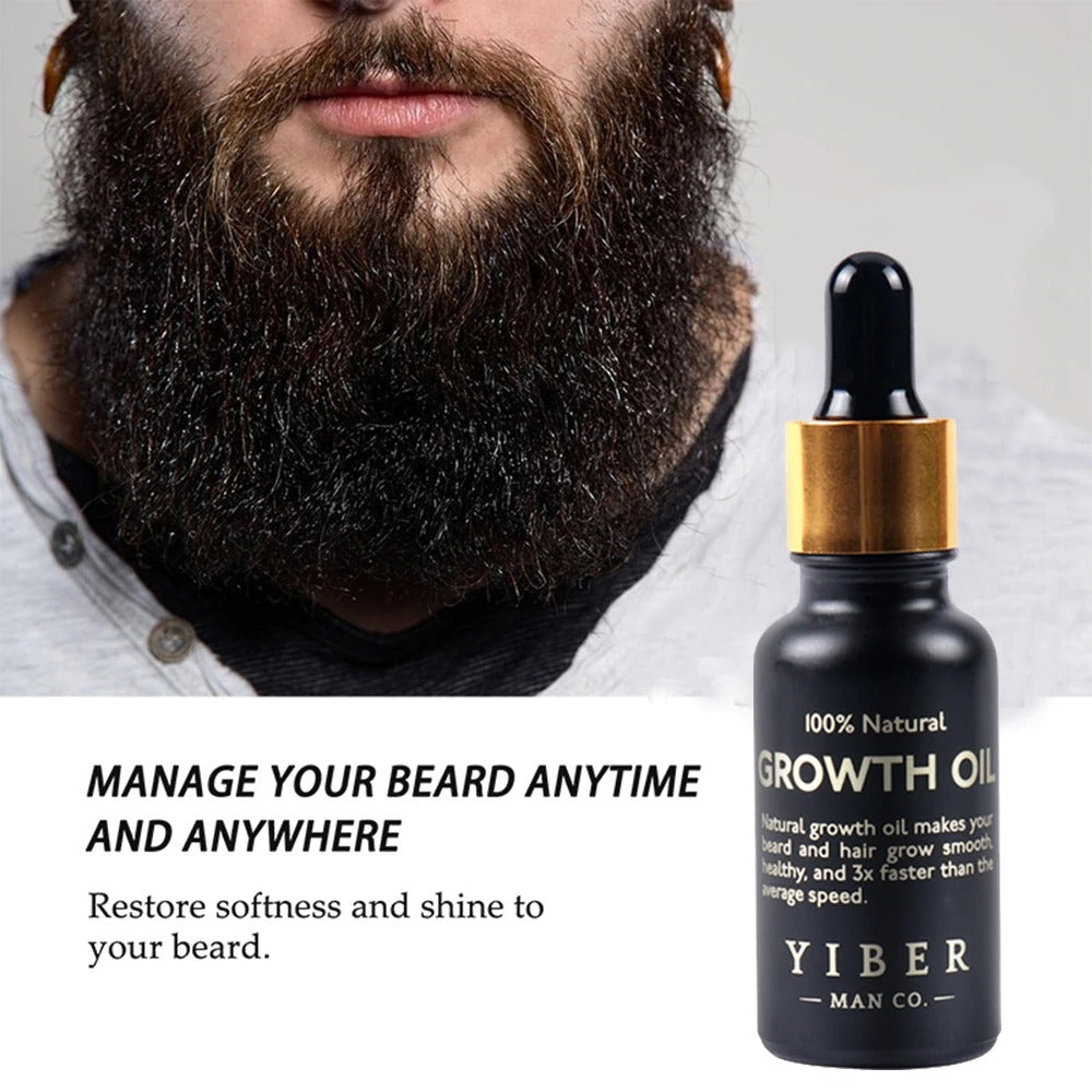 Best Beard Growth Oil Kit Soften Hair Growth Nourishing Enhancer Beard Wax Balm