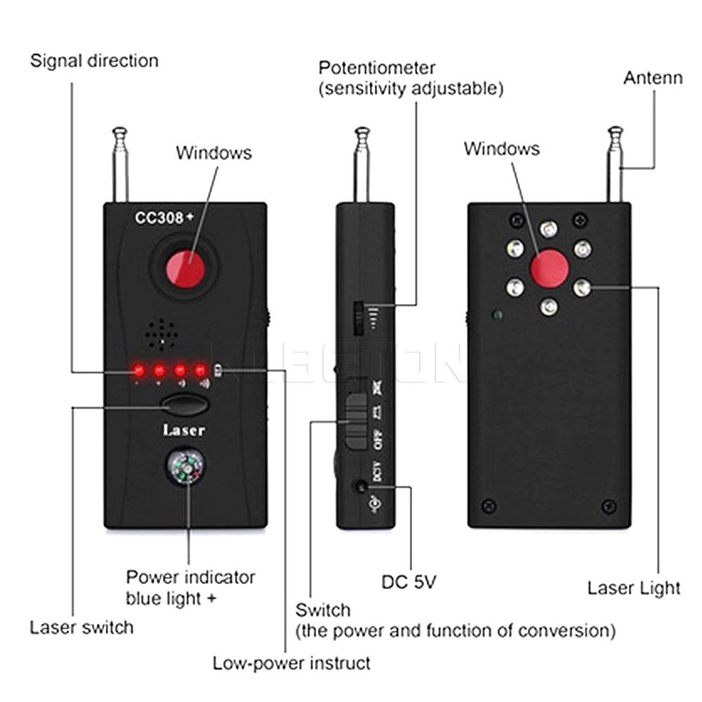 LM-8 Hidden Camera & Bug Detector