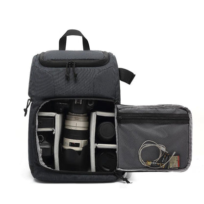 Waterproof Waxed Canvas Camera Backpack Fit 15.6 Inches Laptop