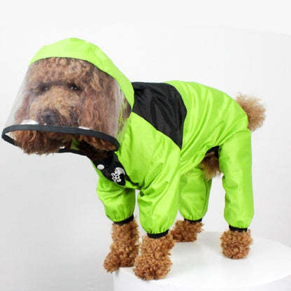 Hooded Waterproof Dog Coat Fashion Waterproof Dog Jacket Waterproof Dog Coat with Legs