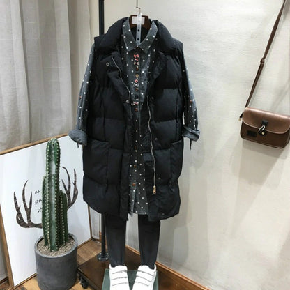 Women Long Puffa Coat