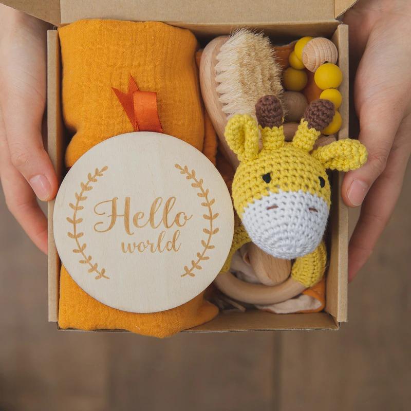 Crochet Toys Gift Baby Basket