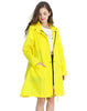 Image of Women Yellow Raincoat Rain Poncho